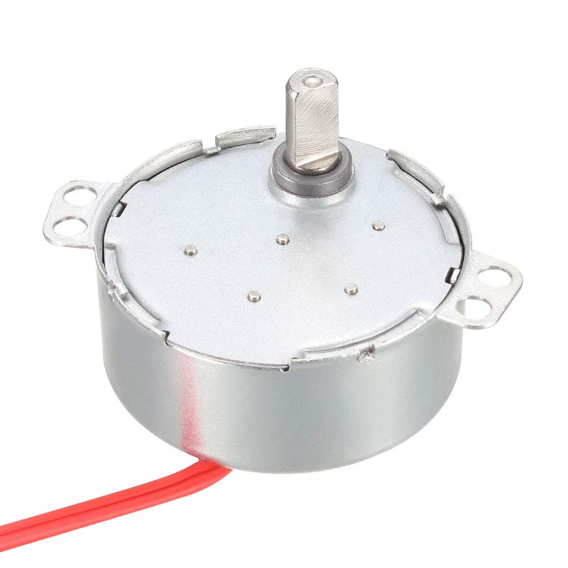 [Australia - AusPower] - uxcell Metal Gear Synchronous Synchron Motor AC 12V 5-6RPM 50-60Hz CCW/CW 4W for Microwave Oven 