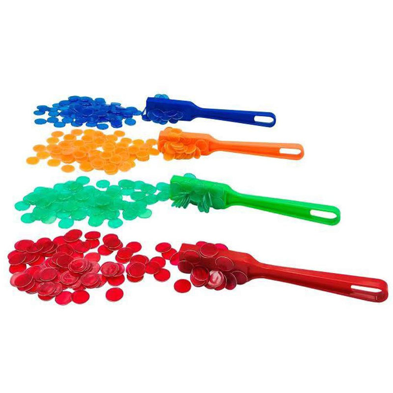 [Australia - AusPower] - Yuanhe Bingo Magnetic Wand with 100 Chips - 4 Sets in Color Red, Green, Yellow and Blue Per Order 