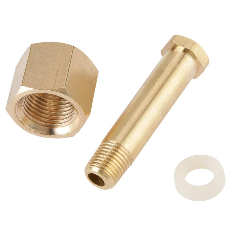 [Australia - AusPower] - CGA 320 Regulator Inlet Nut & Nipple with Washer 