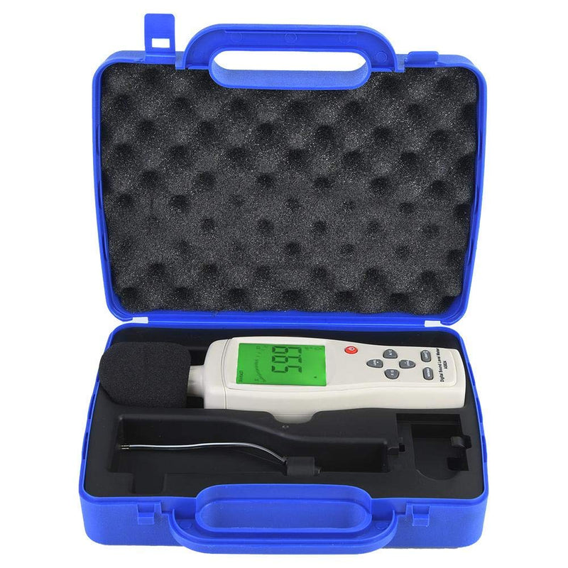 [Australia - AusPower] - Decibel Meter, Digital Sound Level Meter Range 30-130dB(A) Noise Volume Measuring Instrument Decibel Monitoring Tester 