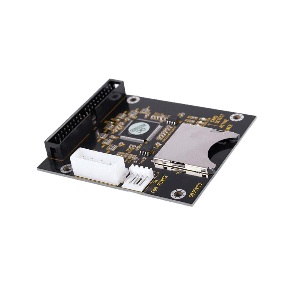 [Australia - AusPower] - KOOBOOK 1Pcs SD SDHC Card to IDE 3.5" 40Pin Male Adapter Male IDE Hard Disk Drive Adapter 