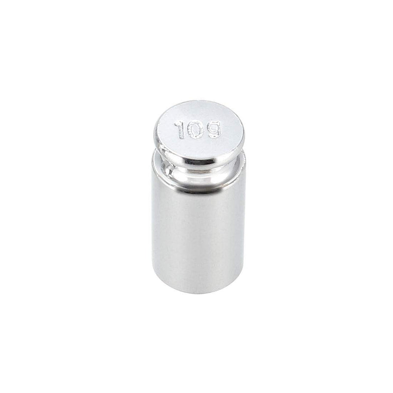 [Australia - AusPower] - uxcell Calibration Weight 10g M1 Precision Chrome Plated Steel for Digital Balance Scales 