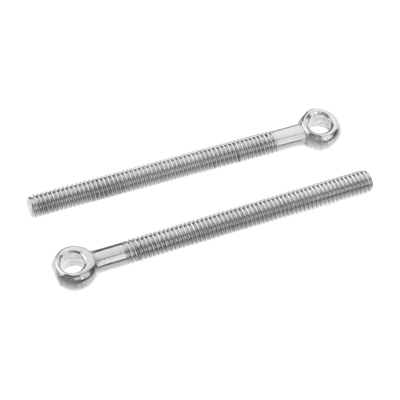 [Australia - AusPower] - MroMax M6 x 70mm Machinery Shoulder Swing Lifting Eye Bolt 304 Stainless Steel Metric Thread 2pcs M6*70 