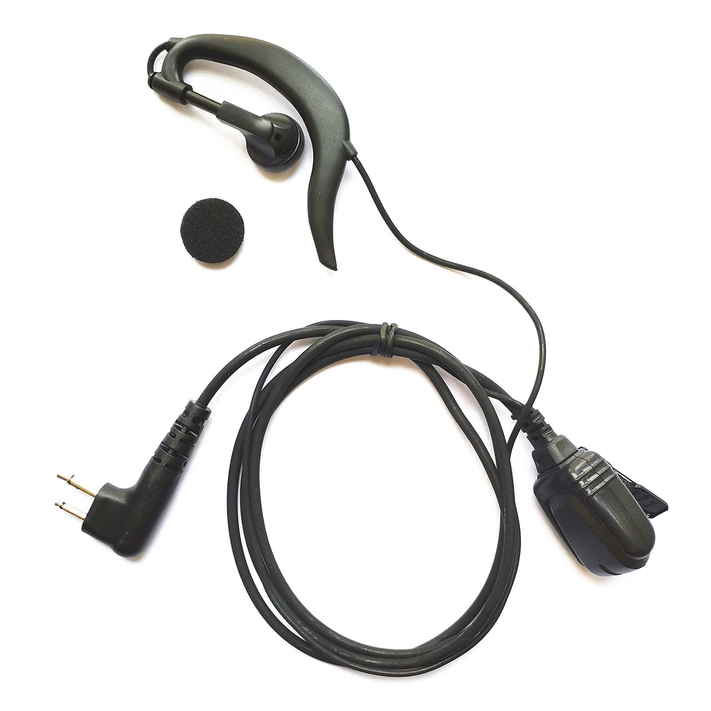 [Australia - AusPower] - Juyode G Shape Soft Ear Hook Earpiece Compatible with Motorola CLS1410 CLS1100 CP200D GP300 T600 Walkie Talkies Two Way Radio Headset w/PTT 