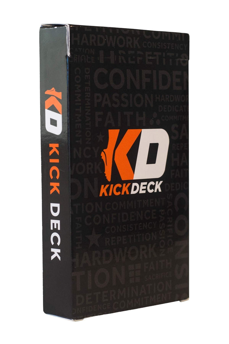 [Australia - AusPower] - Kick Deck Soccer Training Program | 52 Card Training Deck to Improve Technique, Juggling, Strength and Core 
