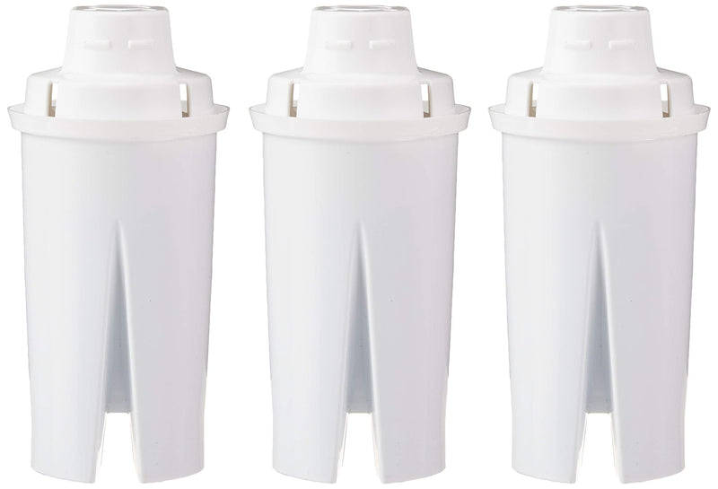 [Australia - AusPower] - Amazon Basics Replacement Water Filters for Water Pitchers, Compatible with Brita - 3-Pack 3-Pack Filters 