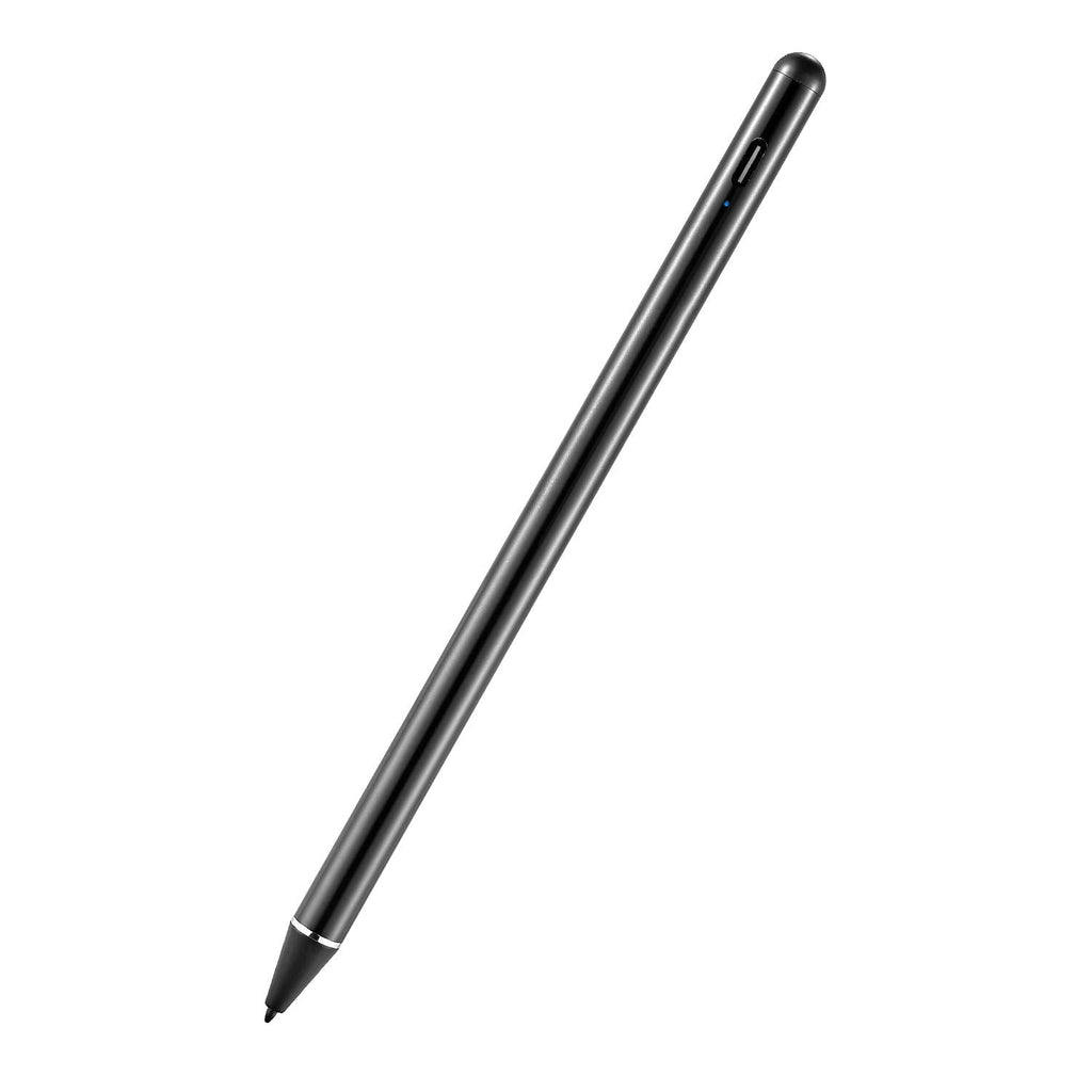 [Australia - AusPower] - Stylus Pen 2nd Gen,with Palm Rejection,for iPad Pro(3rd Gen 11 inch&12.5 inch)/iPad Air(3rd Gen)/iPad Mini(5th Gen)/ iPad 2018(6th Gen),High Precision Pen Designed for 2018&2019 iPad (Black) black 