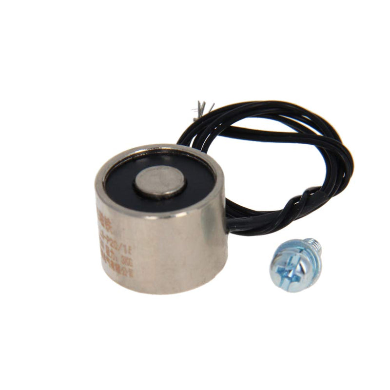 [Australia - AusPower] - Fielect DC 24V 3Kg Electric Lifting Magnet Electromagnet Solenoid Lift Holding Circular Suction-Cup Electrical,0.12A 2.88W 1Pcs P20/15-24V 