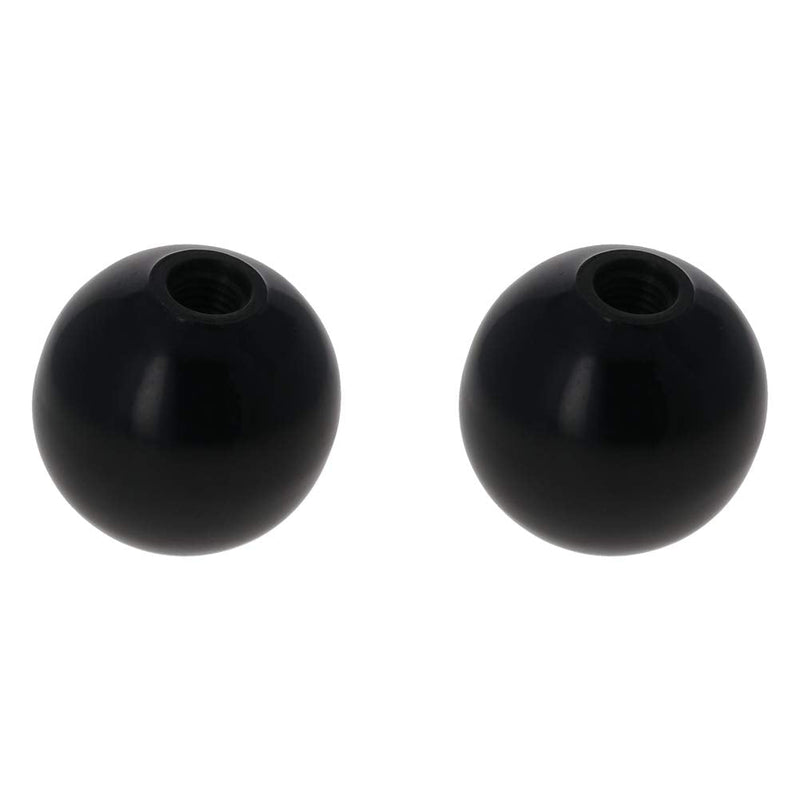 [Australia - AusPower] - Othmro 2pcs Thermoset Ball Knob M12 Female Thread Machine Handle 50mm Diameter Smooth Rim 12mm 2 Pieces 