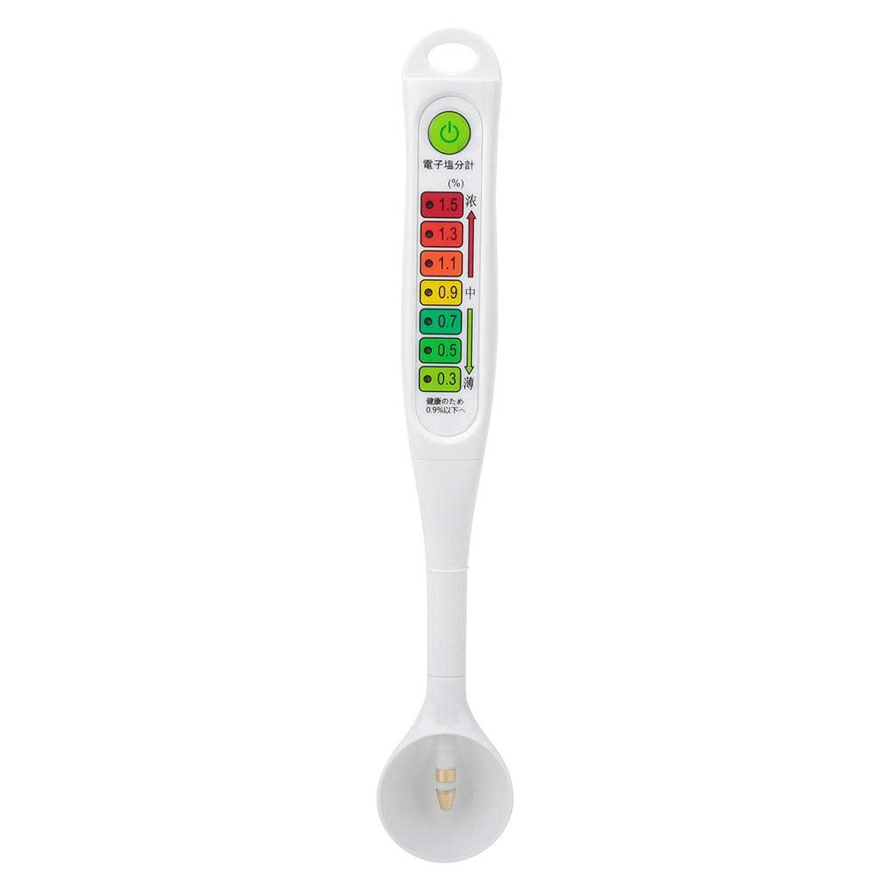 [Australia - AusPower] - Salinometer, LED Lights Salinity Tester Professional Accurate Food Liquid Salinity Meter Pen Type Salinity Meter for Testing Salinity Value of a Solution 