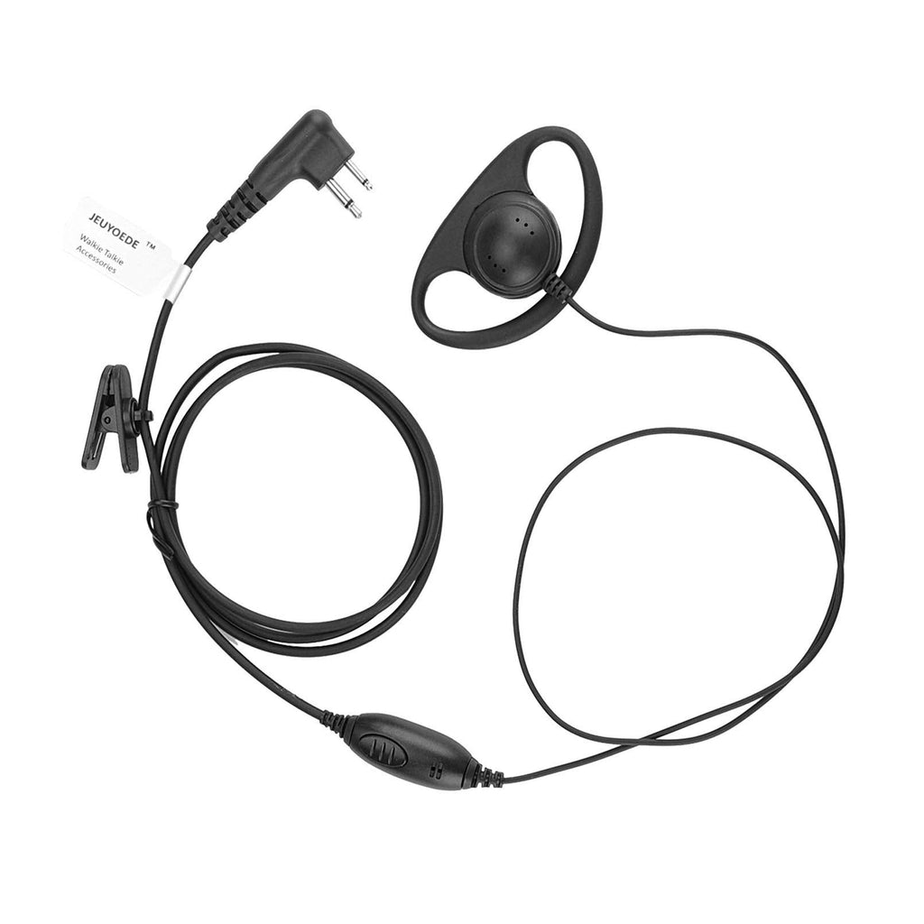 [Australia - AusPower] - JEUYOEDE CLS1110 D Shape Earpiece Headset with Mic Compatible with Motorola Two Way Radio RMM2050 XU2600 CLS1410 CP200 GP300 PR400 