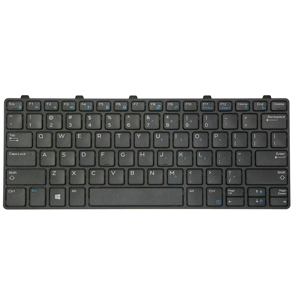 [Australia - AusPower] - AUTENS Replacement US Keyboard for Dell Latitude 3180 3189 3190 3380 Laptop No Backlight 