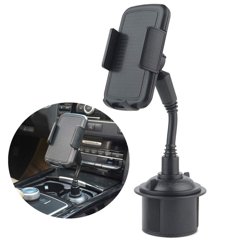 [Australia - AusPower] - WeTest Car Cup Holder Phone Mount Adjustable Gooseneck Cell Phone Car Cradle for iPhone11/Pro/Xs/Max/X/XR/8/8 Plus,Samsung Note10/S10/S9/S8 