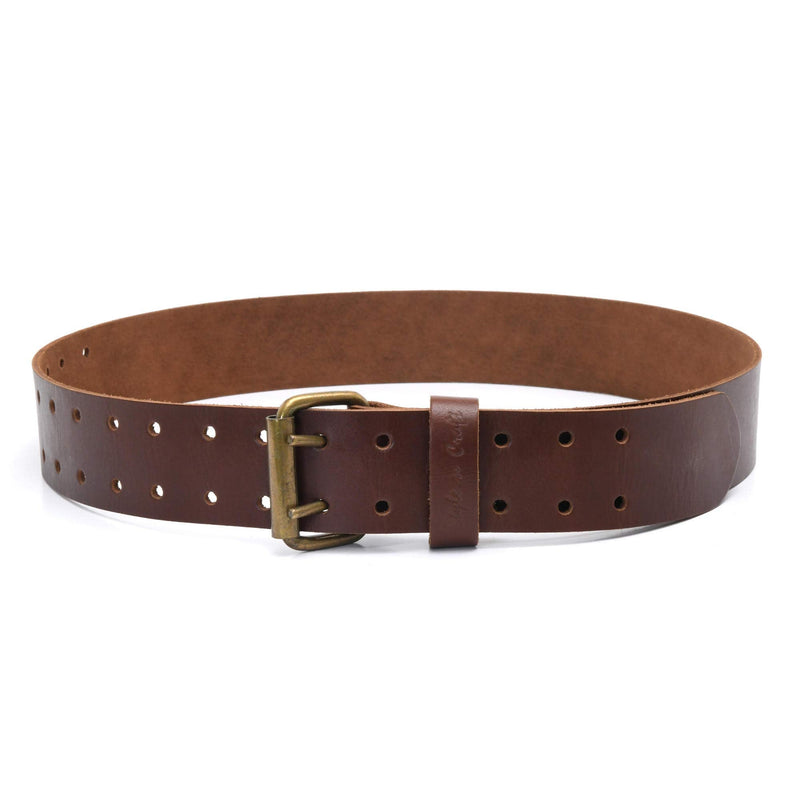 [Australia - AusPower] - Style n Craft Men's Standard Leather Work Belt, Dark Tan, One Size 