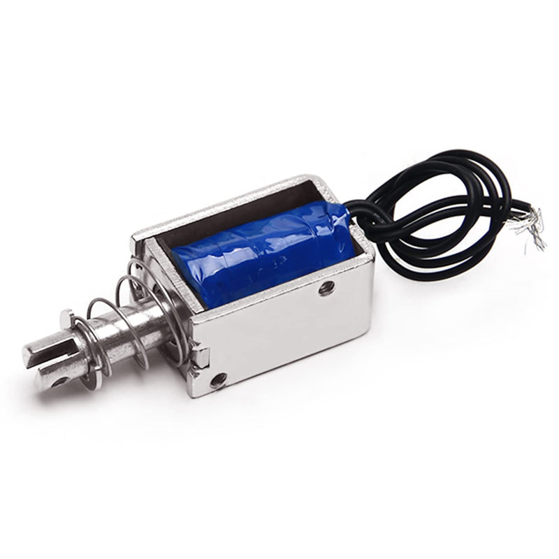 [Australia - AusPower] - Fielect DC 12V 25N Pull Type Solenoid Electromagnet 10mm Stroke Open Frame Solenoid Electromagnet Linear Motion, JF-1039-12V Model: JF-1039-12V 