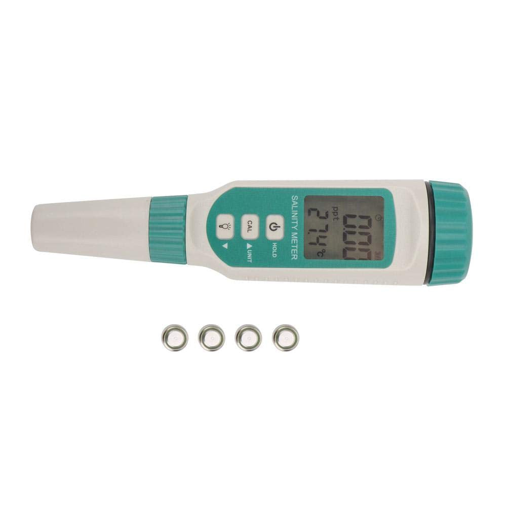 [Australia - AusPower] - Smart Sensor AR8012 Portable Digital Salinity Tester with LCD Display & Instruction Manual for Water Source Monitoring, Aquaculture 
