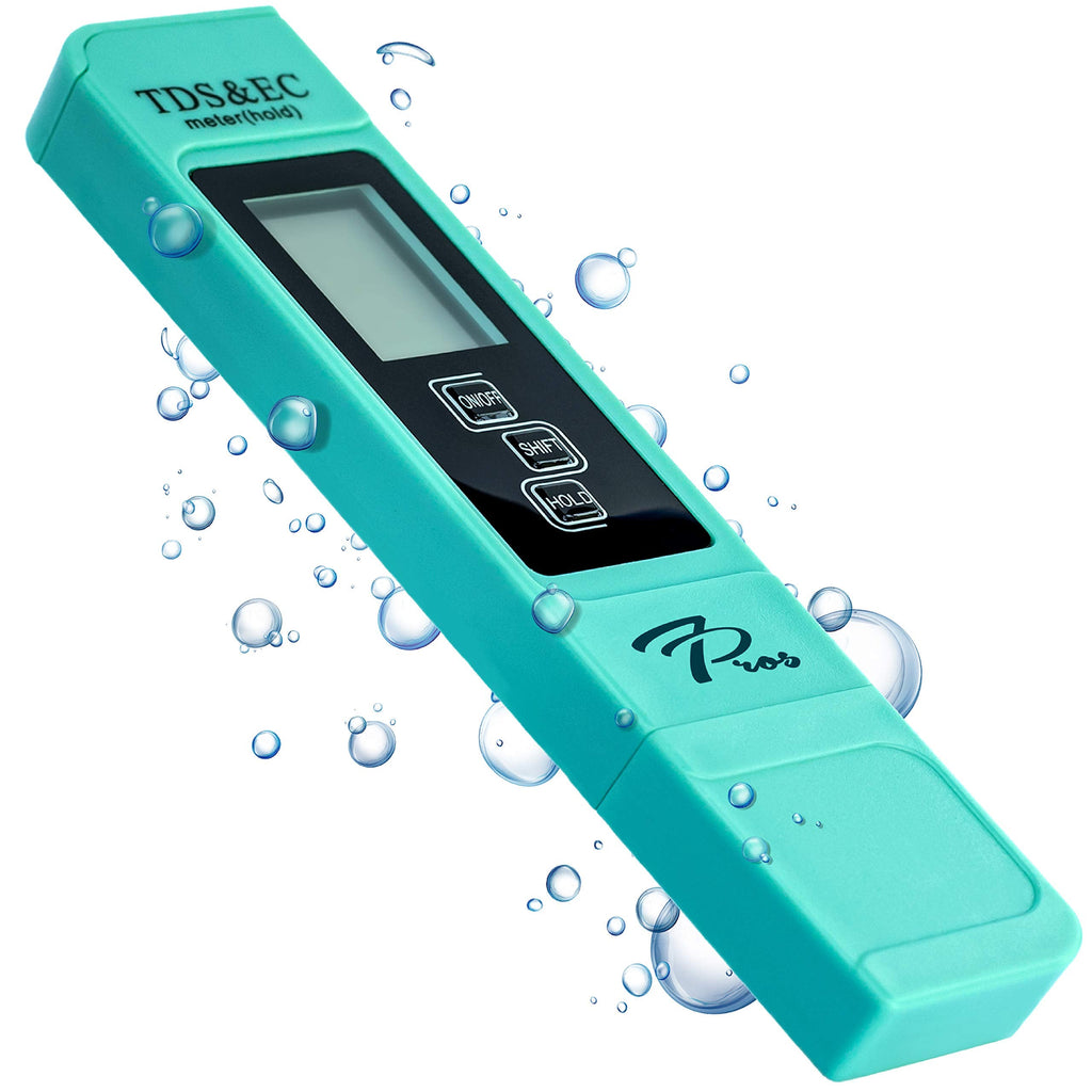 [Australia - AusPower] - TDS Meter Digital Water Tester - PPM Quality Testing Tool 3-in-1 (TDS, EC & Temp) High Accuracy ATC Tester, Nutrient Testing Pen for Hydroponics, Monitor Ro System, Pools, Aquariums & Saltwater Tanks 