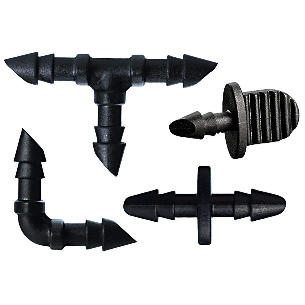 [Australia - AusPower] - Orbit 2 Pack (60 Total Pieces) Drip Irrigation System 1/4 inch Drip Fittings, Fit Quarter Inch Micro Water Tubing - 30 Pack 