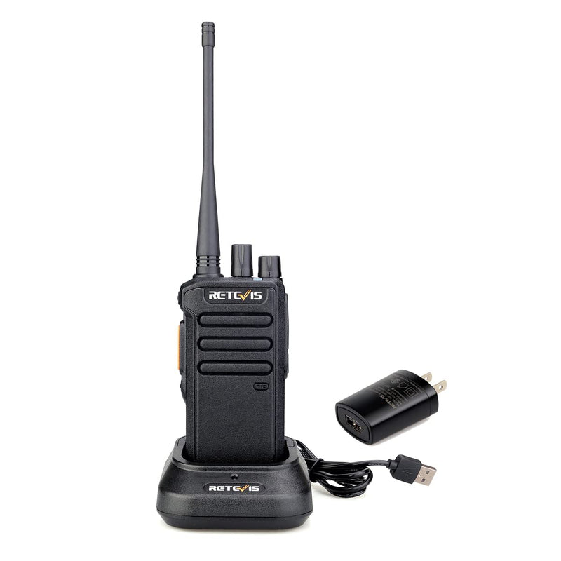 [Australia - AusPower] - Retevis RT43 Rechargeable Walkie Talkies for Adults, 1400mAh Handheld DMR Radio, Dual Time Slot 32CH Group Call VOX Digital and Analog 2 Way Radio(1 Pack) 