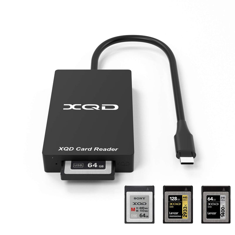 [Australia - AusPower] - 【Upgraded Version】 Type C XQD Memory Card Reader,USB C XQD Card Reader, XQD Reader Compatible with Sony G/M Series USB Mark XQD Card, Lexar 2933x/1400x USB C Mark XQD Card for Windows/Mac OS. 