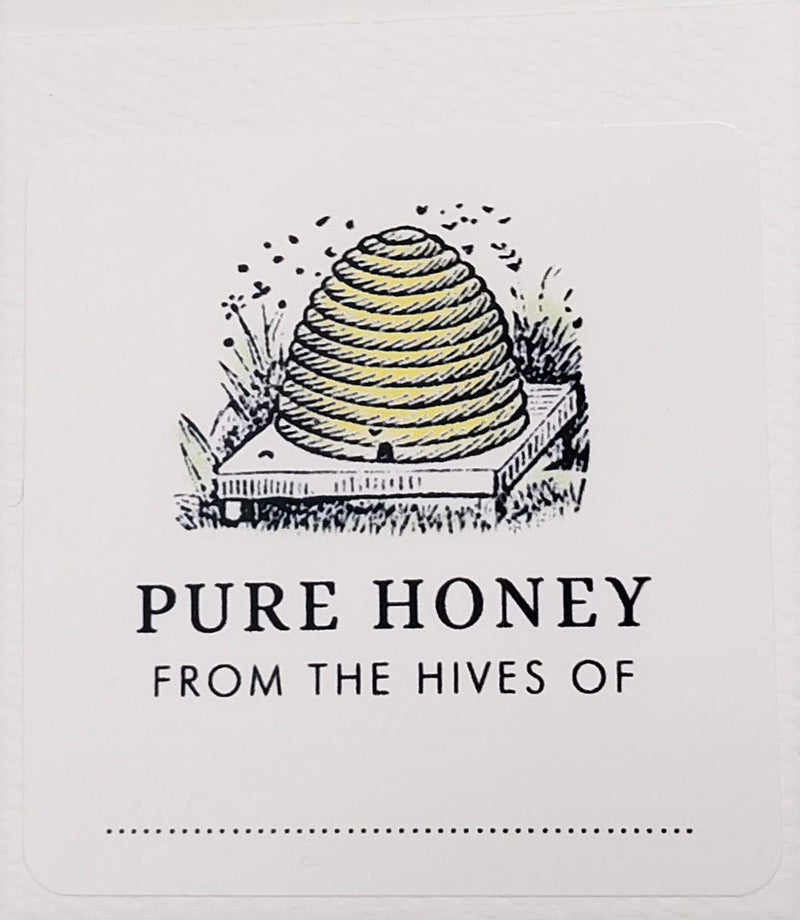 [Australia - AusPower] - HONEY LABELS, 2" X 2" SQUARE, FILL IN STYLE, SETS OF OF 12/18 / 24 (24) 