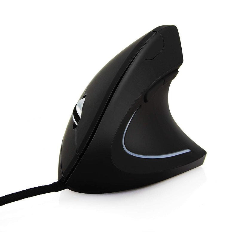 [Australia - AusPower] - Ai5G Wired Vertical Mouse Adjustable DPI Laptop Desktop Computer Mouse Optical Mice (for Right Hand) for Right Hand 