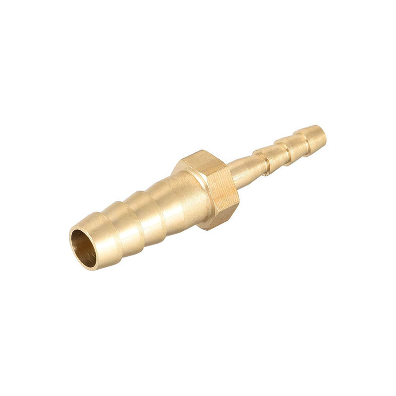 [Australia - AusPower] - uxcell Straight Brass Barb Fitting Reducer, Fit Hose ID 8mm to 4mm 