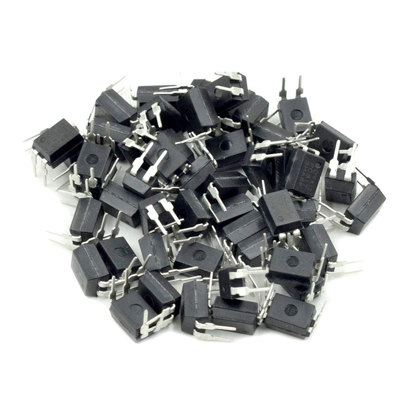 [Australia - AusPower] - Mecion PC817 Transistor Output Optocoupler 2.54mm Pitch Dip 4 Optical Transistor 50Pcs 