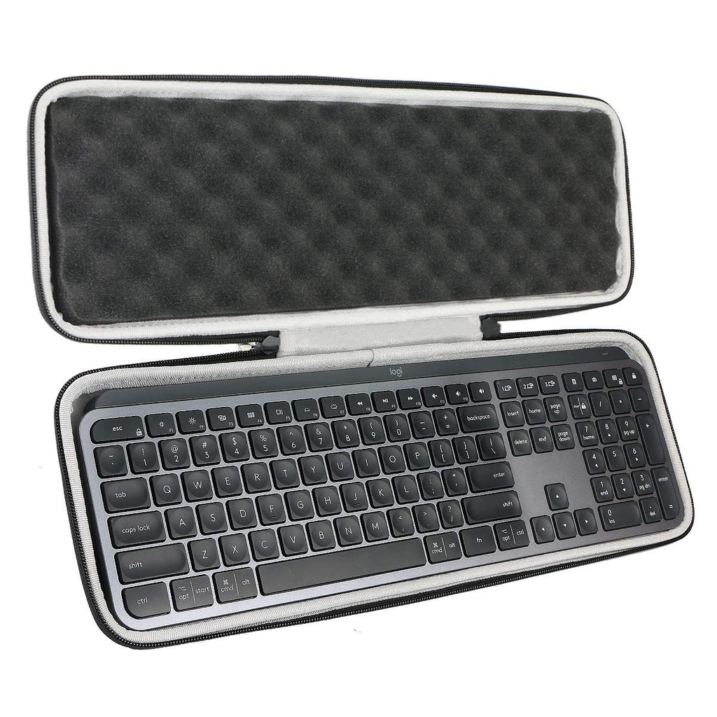 [Australia - AusPower] - Khanka Hard Travel Case Replacement for Logitech MX Keys Advanced Wireless Illuminated Keyboard Graphite,Case Only 