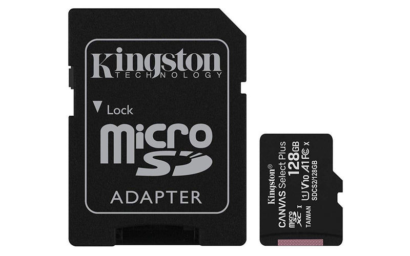 [Australia - AusPower] - Kingston 128GB microSDXC Canvas Select Plus Class 10 Flash Memory Card SDCS2 Memory 
