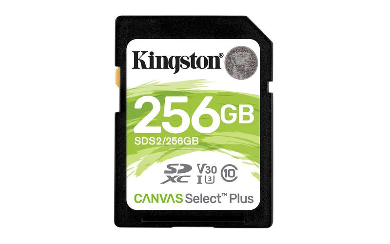 [Australia - AusPower] - Kingston 256 GB SDXC Class 10 Flash Memory Card SDS2 Memory 