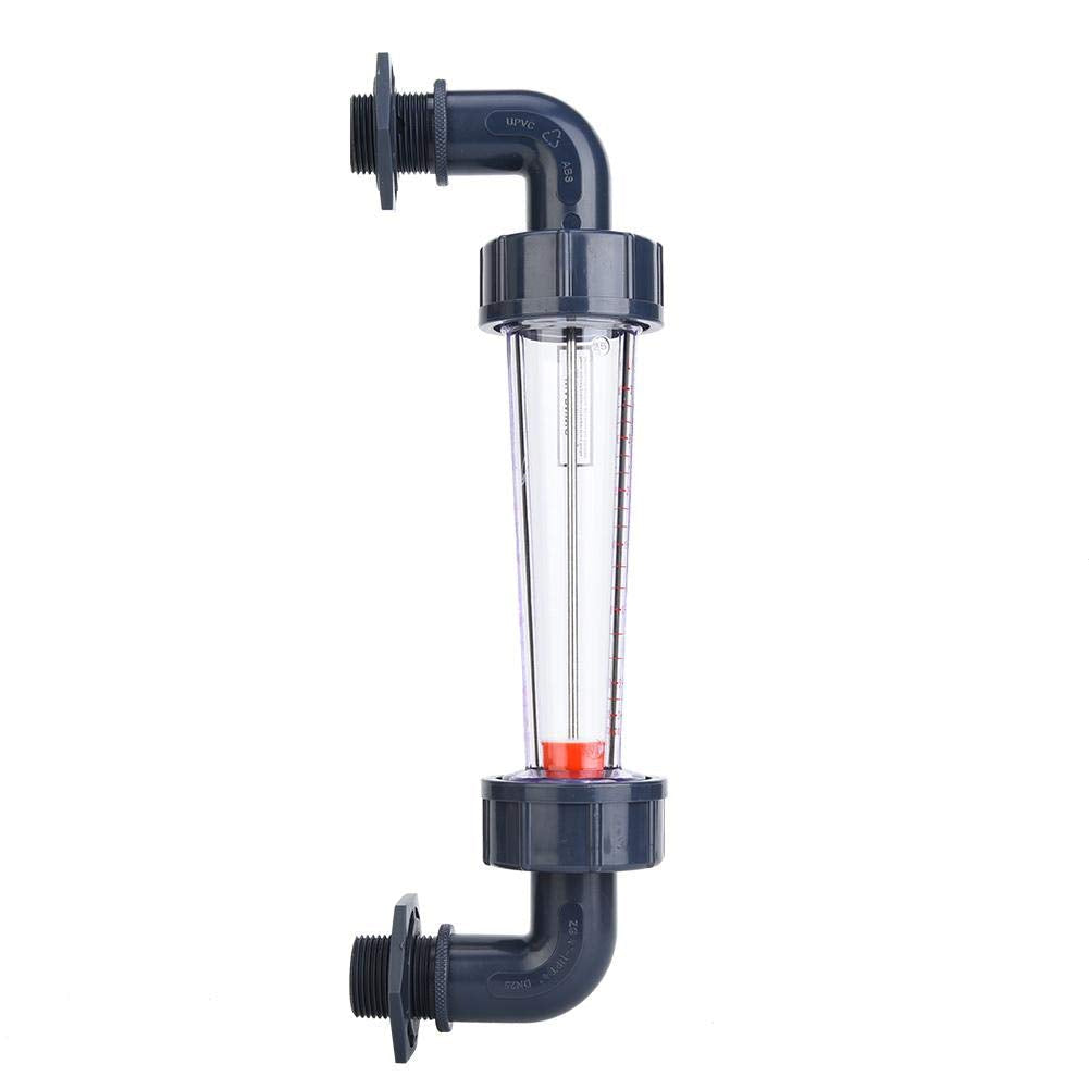 [Australia - AusPower] - Tube Type Flowmeter, Liquid Flowmeter ABS Plastic Waterflow Meter 300-3000LPH Male Thread ZG3/4- NPT3/4 Elbow Liquid Flowmeter 