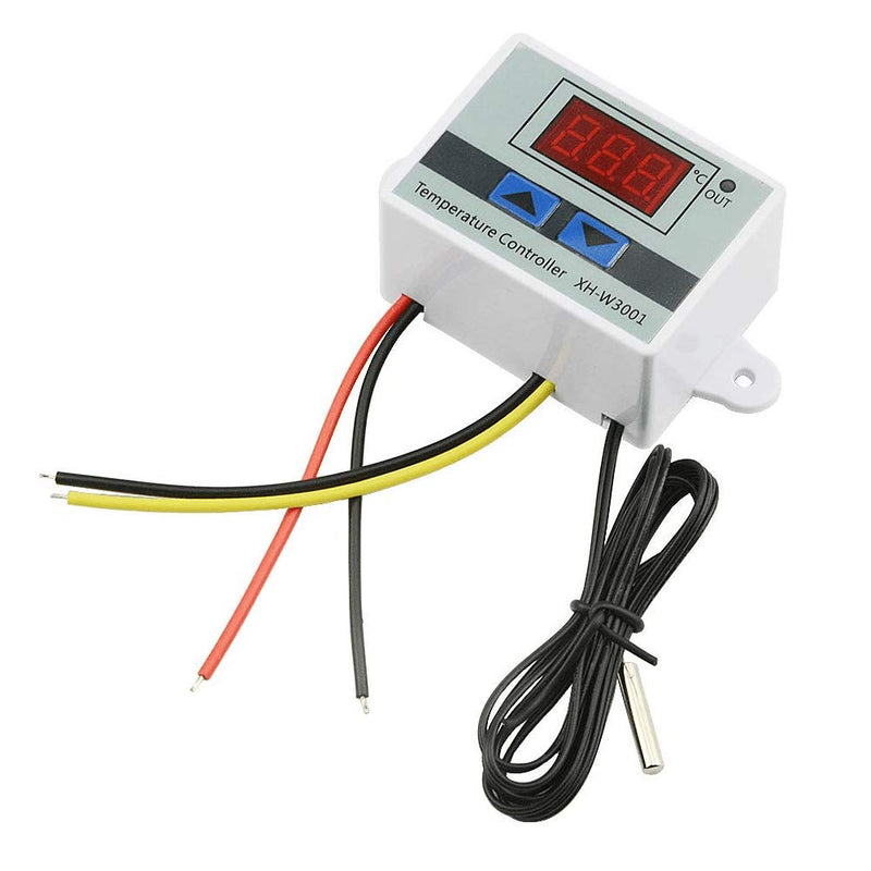 [Australia - AusPower] - XINGYHENG XH-W3001 DC 12V 10A Microcomputer Digital Temperature Controller Digital Display Thermostat Control Switch and NTC 10K Thermistor Sensors Digital Temperature Probe (12V 120W) 
