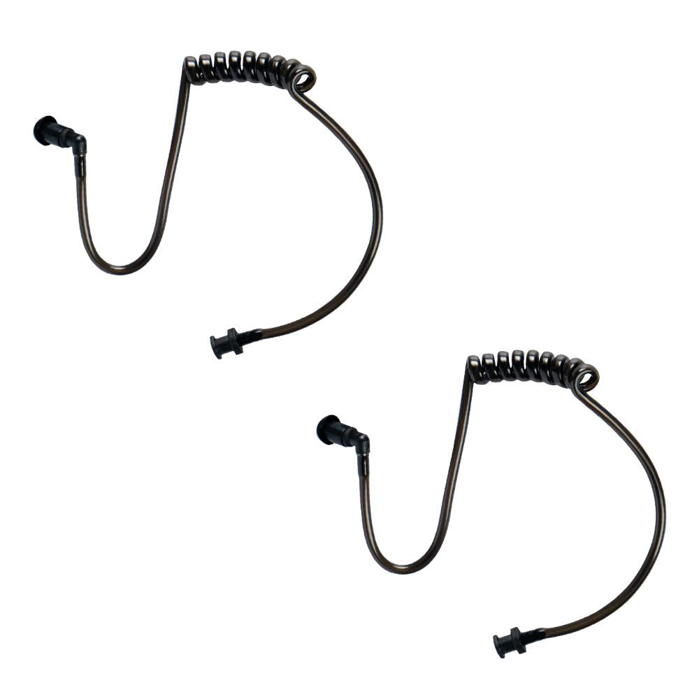 [Australia - AusPower] - Caroo Replacement Covert Acoustic Air Coil Tube with Earbuds Compatible for Motorola Kenwood Baofeng Icom Yaesu Two Way Radio Walkie Talkie Headset Earpiece 2 Pack 