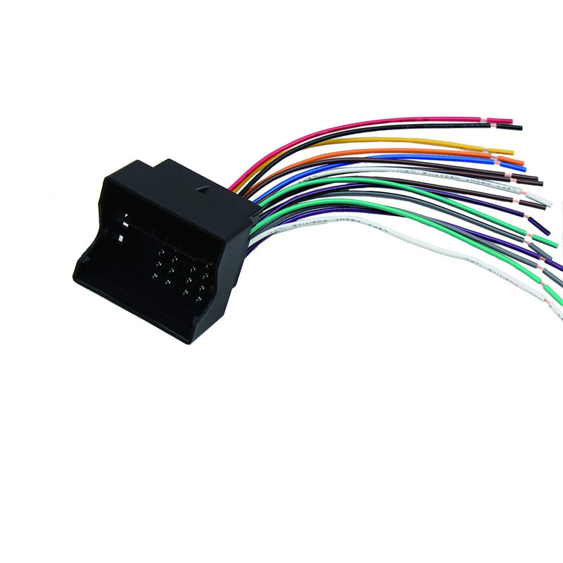[Australia - AusPower] - RED WOLF Replacement for Volkswagen 2004-2015, BMW 3/5, Audi 2002-2010 Aftermarket Stereo Radio Replacement Wire Harness Cable Connector to OEM Plug 