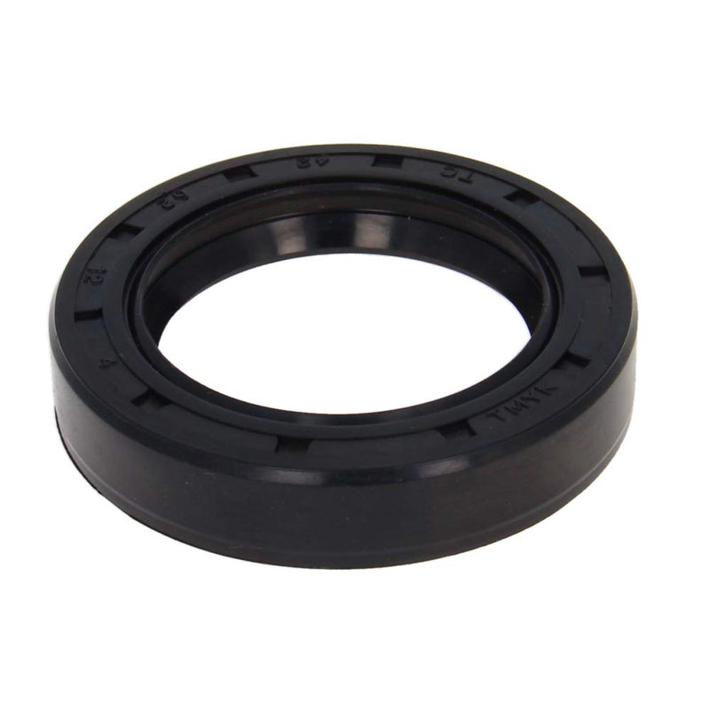 [Australia - AusPower] - Othmro 1Pcs Shaft Oil Seal,42x62x12mm Nitrile Rubber Cover Double Lip with Spring for Bearing Shaft,Black 42mmx62mmx12mm 