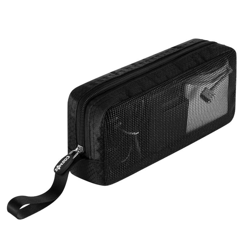 [Australia - AusPower] - CM Travel Cable Organizer Case Bag Portable Computer Accessories Zipper Mesh Pouch Bag for Holding Laptop Mouse, Power Bank, USB, Adapter, Charger, Cellphone and Cosmetics 