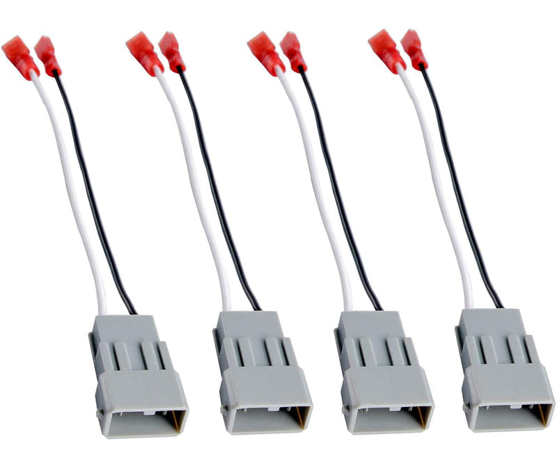 [Australia - AusPower] - HSTECH 72-7800 2 Pairs (4 Pack) Car Speaker Connector Harnesses for with 1990-Up Honda and Acura Vehicles 
