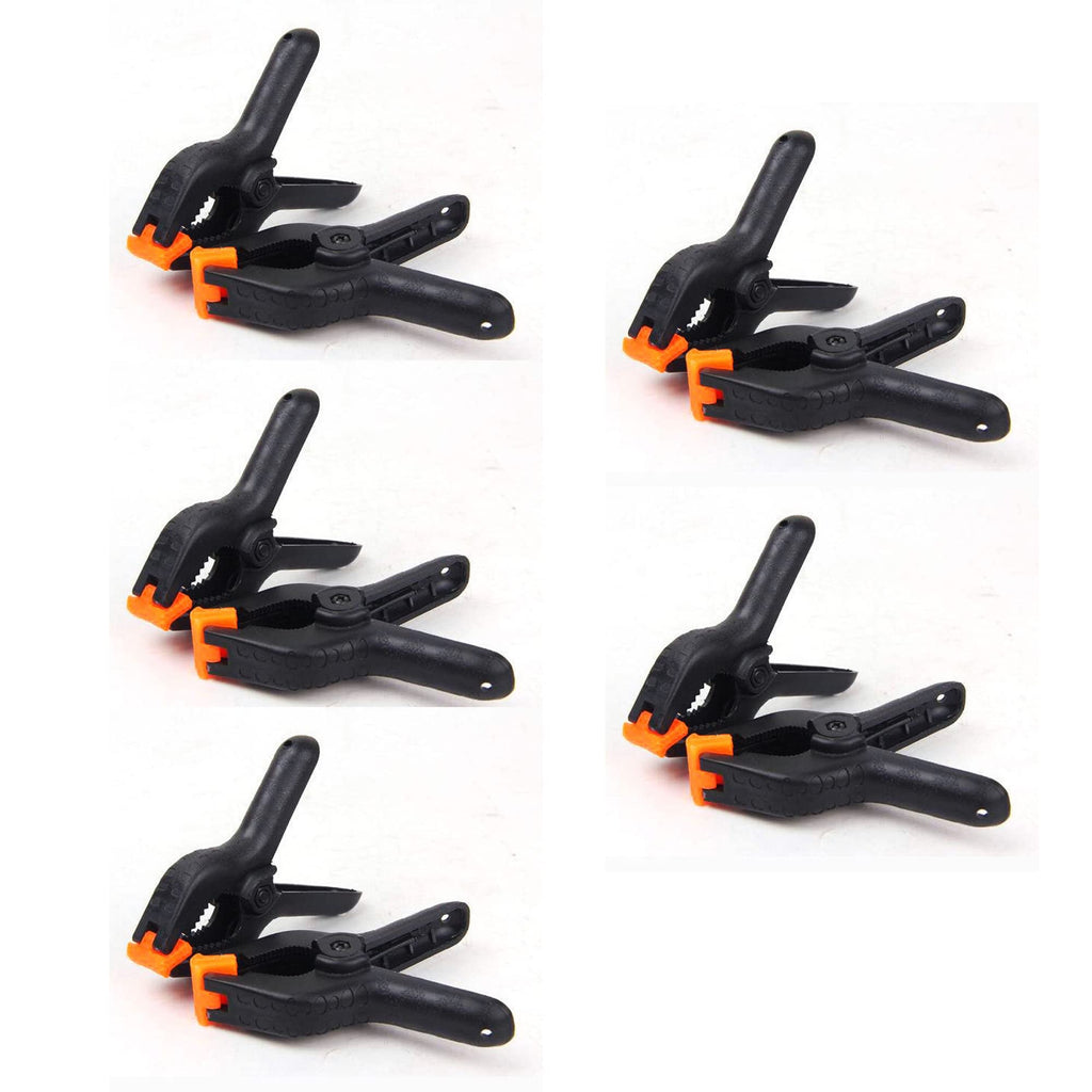 [Australia - AusPower] - ONDY 10-Pack 3.75Inch Nylon Spring Clamps Plastic for Woodworking Photo Studio Backdrop Clips 3.75inch-10P 