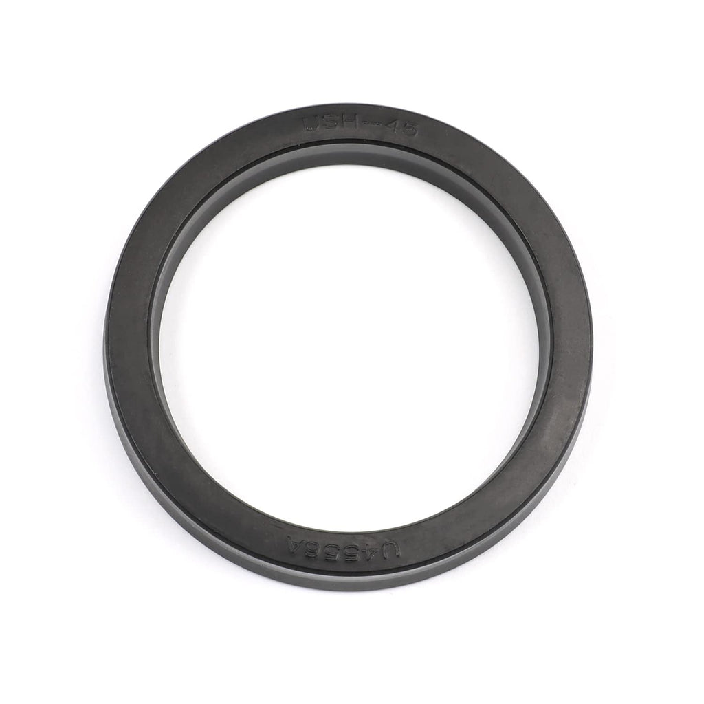 [Australia - AusPower] - Othmro 1pcs USH Oil Seal, 56mmx45mmx7mm(ODxIDxTHK) Hydraulic Seal Piston Shaft Oil Sealing O-Ring Piston Shaft Nitrile Rubber for Bearing Shaft, Oil Pumps Engines Black 45mmx56mmx7mm 