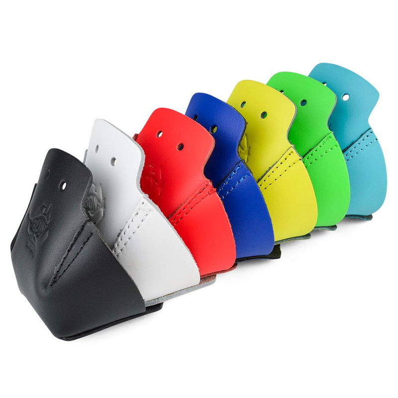 [Australia - AusPower] - Bont Roller Skates - 100% Australian Leather Toe Cap Protectors - Roller Skate Derby Speed - Pair Black 