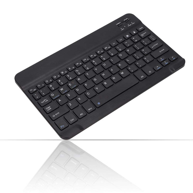 [Australia - AusPower] - Pokerty Wireless Keyboard, Spanish 10.1inch Slim 80-Key Keyboard Energy-Saving Wireless 3.0 Used with Phone Tablet Laptop PC for Android/iOS/Win 