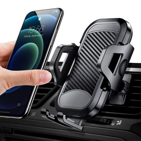 [Australia - AusPower] - FICONEO Upgraded Universal Car Phone Mount, Hands-Free Cell Phone Holder for Car Air Vent Compatible iPhone 13 Pro Max/12 Pro/12 Mini/11 Pro Max/X/XS Max, Galaxy S22/S21 Ultra/S21+/S20/S10+/Note 20 