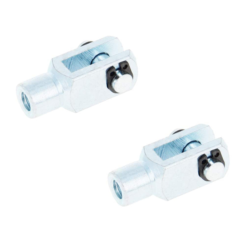 [Australia - AusPower] - Othmro 2pcs Air Cylinder Rod Clevis End 28mm Length M6x1 Female Thread Y Connector 