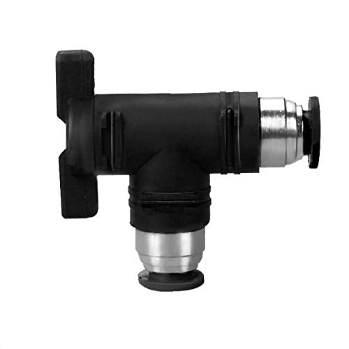 [Australia - AusPower] - Beduan Pneumatic Ball Valve, 10mm x 10mm OD Push to Connect Fitting Air Flow Control Valve Elbow Quick Connect Union 10mm-Elbow 