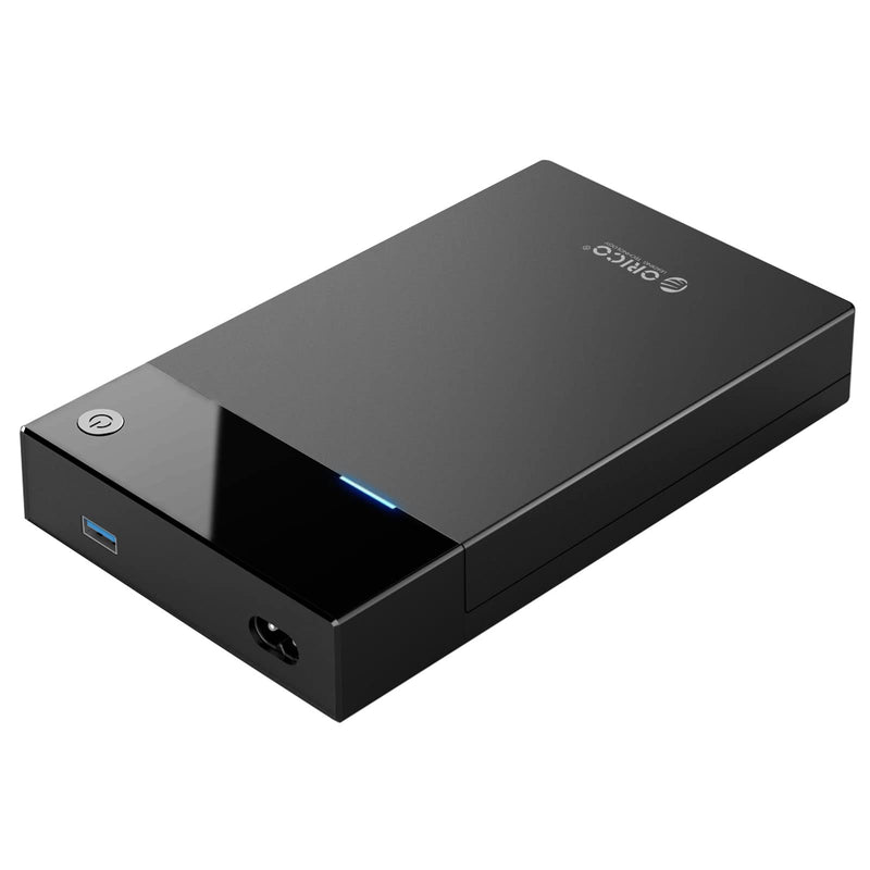 [Australia - AusPower] - ORICO 3.5 Hard Drive Enclosure USB 3.0 to SATA III External Hard Drive Case Up to 16TB Portable Drive Enclosure Tool-Free for 2.5/3.5inch SSD HDD with Built-in 12W Power Support UASP-3599U3 3.5 usb 