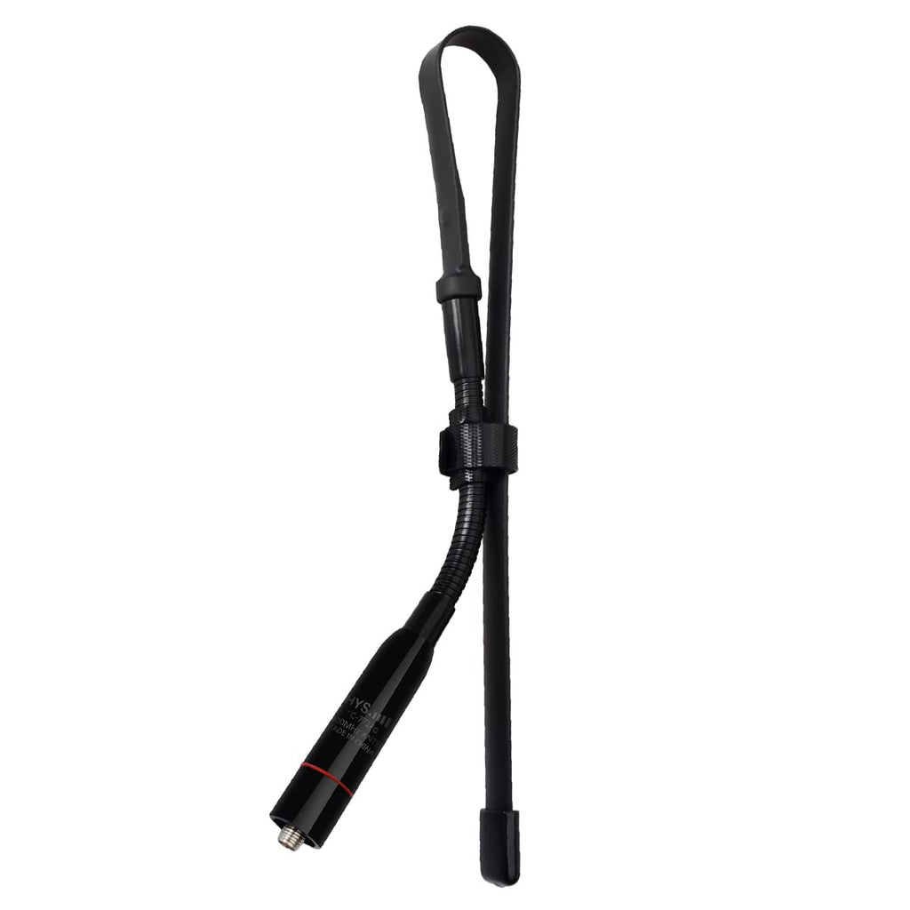 [Australia - AusPower] - HYS CS Tactics Antennas 18.7Inch Gooseneck&Foldable Dual Band UV VHF/UHF 144/430Mhz 2 Way Radio Antenna SMA Female for Kenwood TYT BAOFENG UV-82 BF-F8HP UV-5RA UV-5RE UV-5R 