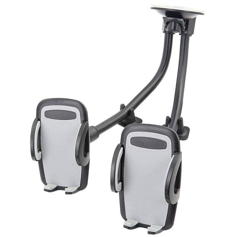 [Australia - AusPower] - Kolasels Dual Phone Holder for Car , Phone Mount for Truck Windshield/Dashboard Compatible with iPhone 11/Xs/Xr/X/8 Plus/8/7/6, Samsung Note 10+/10/9/8/7, HTC, LG and More 3.5-6.5 inch Cell Phone 