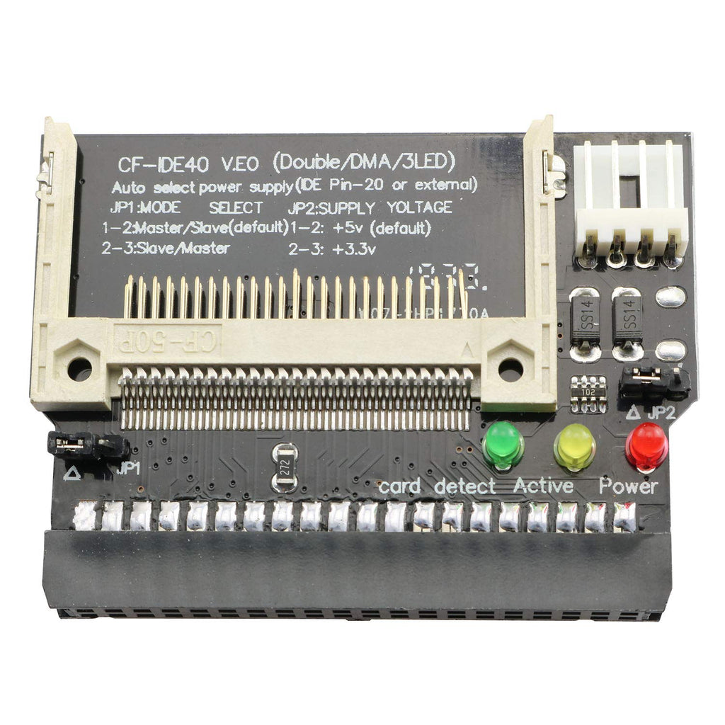 [Australia - AusPower] - PSCCO CF Card to 40-Pin IDE Adapter Compact Flash CF to IDE Bootable Converter 