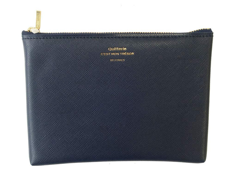 [Australia - AusPower] - [DELFONICS]500694 Quitterie Pouch Size M Dark Blue 